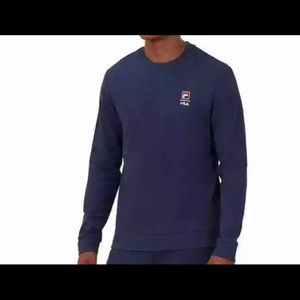 FILA Mens Long Sleeve Crew Neck Lightweight Sweats